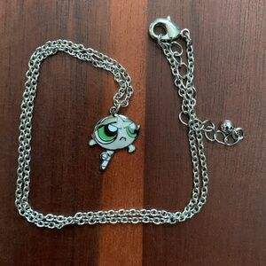 Vintage Powerpuff Girls 'Buttercup' necklace